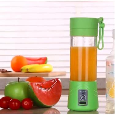 Imagem de Liquidificador Portátil Academia Mixer, 240mm x 75mm, Recarregável USB, Cores Sortidas