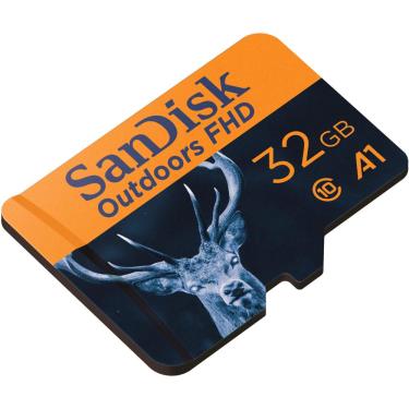 Imagem de SanDisk - Cartão de memória microSDHC UHS-I FHD 32 GB para ambientes externos com adaptador SD-SDSQUNR-032G-GN6VA