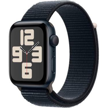 Imagem de Apple Watch SE 2ª geração (GPS) Caixa de alumínio Midnight de 44 mm com alça esportiva Midnight - Midnight-MREA3LL/A