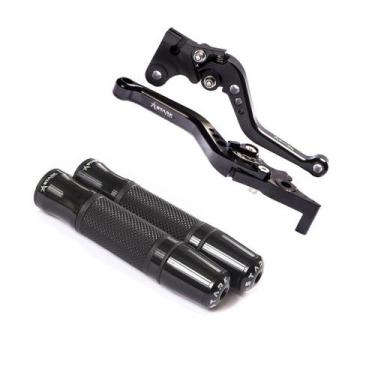 Imagem de Kit Manopla Esportiva Manete Alumínio Resistente Pop 100 110 - Stark R