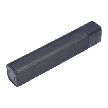 Imagem de Naroote Barra de Som de Luz RGB, Barra de Alto -falante Sem Fio Alto -falantes Duplos 4Ω 5W para Reunião de Família (Preto)