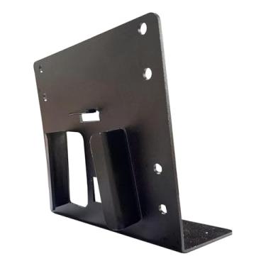 Imagem de menolana Adaptador de montagem frontal para bicicleta dobrável, placa de ancoragem, suporte resistente de 4,3 x 4,7 x 2 polegadas, base de montagem de