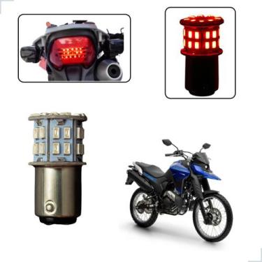 Imagem de Lâmpada Led Freio 2 Polo 1157 50 Leds Moto XTZ 250 Lander