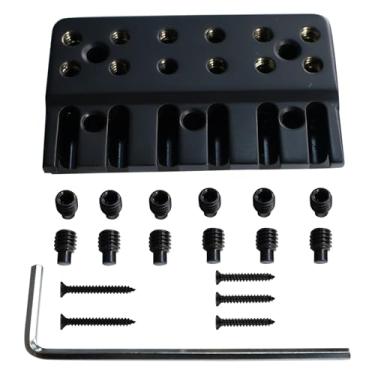 Imagem de OVSAL Cadeado de corda para baixo sem cabeça de 6 cordas WBH-JX-6-EMBK