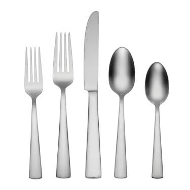 Imagem de Oneida H290020AL20 Conjunto de talheres de cetim Nocha 20 peças todos os dias, serviço para 4