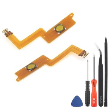 Imagem de 2 peças para Nintendo New 3DS Home Button Ribbon Flex Cable for Nintendo New 3DSXL/Novo 3DSLL Botão Home Key Flex Cable Acessórios Peças com ferramentas de reparo