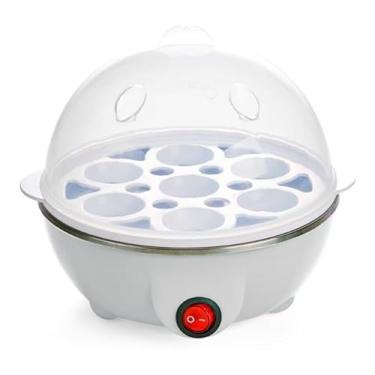 Imagem de Cozedor de Ovos 220V Elétrico Branco Egg Cooker Panela Elétrica Para Cozinhar Ovos Portátil