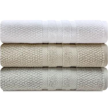 Imagem de Jogo de Toalha Vanilla Extra Soft em Algodão 3 Peças Banho Buddemeyer