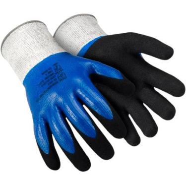 Imagem de Luva Segurança 1014 Reforçada Super Safety EPI CA 38646, T8, Cinza azu