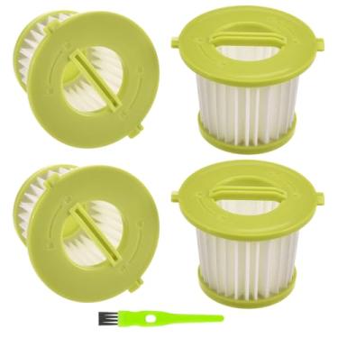 Imagem de Filtros de substituição para modelos de aspirador manual Ryobi 18V ONE+ PCL700 PCL704 PCL705 Series Compare com a peça # A32F05N A32HF00 (pacote com 4)