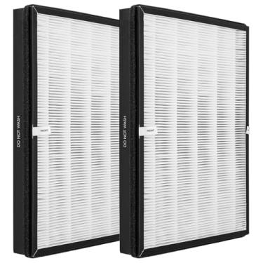 Imagem de Filtro de substituição TT-AP003 para purificador de ar TaoTronics TT-AP003 e purificador de ar VIVOSUN 5 em 1, 3 em 1, H13 True HEPA com carvão ativado e pré-filtro