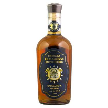 Imagem de Cachaça estação da cana carvalho e grápia 750ml, U, Unica