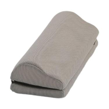 Imagem de Llazsybz Apoio para Os Pés Sob a Mesa No Trabalho, Apoio para Os Pés, Almofada Lavável E Portátil para Elevação Pernas, Travesseiro para Mesas de Escritóri, Cinza claro