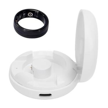 Imagem de Tangxi Caixa de Carregamento de Anel Inteligente, Caixa de Carregador Portátil Compacta de 200mAh Com Porta Magnética para Colmi R02 R06 R11m R8 e Anéis Inteligentes
