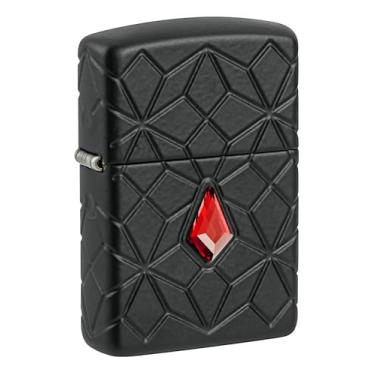 Imagem de Zippo Crystal Design Armor® Isqueiro de bolso preto fosco