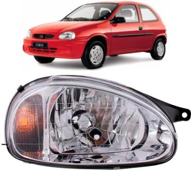 Imagem de Farol Corsa Wind Sedan Classic Wagon 94 Á 03 Pisca Ambar - FORTLUZ, DI