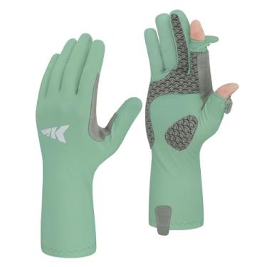 Imagem de KastKing Sol Armis Pro UPF50+ Luvas de pesca – Secagem rápida, luvas de proteção UV de dedo completo, luvas de proteção solar masculinas e femininas para atividades ao ar livre, caça