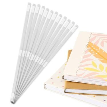 Imagem de Craftelier - Tiras de cola térmicas | Tiras de cola térmica para encadernação de livros | Compatível com papel A4 | Pacote com 12 | Adesivo quente forte para acabamento profissional