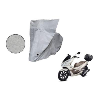 Imagem de Capa Protetora Moto Honda PCX 150/ 160 Com Baú Cinza - Kahawai, cinza