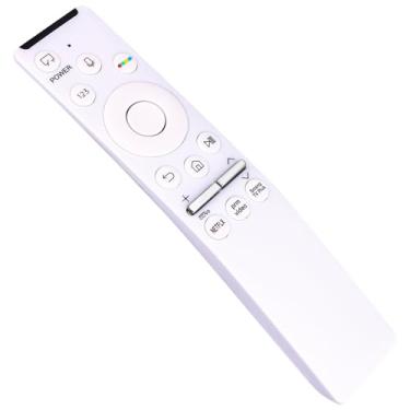 Imagem de Novo controle remoto de voz BN59-01330H de substituição para Samsung Crystal UHD Smart TV AU8000 UN43AU8000FXZA UN50AU8000FXZA UN55AU8000FXZA UN65AU8000FXZA UN75AU8000FXZA UN85AU8000FXZA UN43AU80 00F