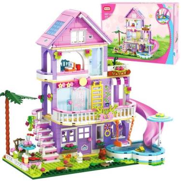 Imagem de Brinquedo de construção Sitodier Garden Villa House 689 unidades de 6 