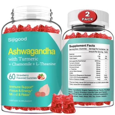 Imagem de Suplemento Sijigood Ashwagandha Gummies com L-teanina 120 ct