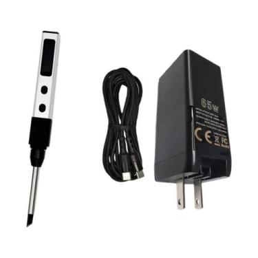 Imagem de Ferro De Solda Elétrico Mini De 65W FMchip FM03, Ferramenta De Manuten