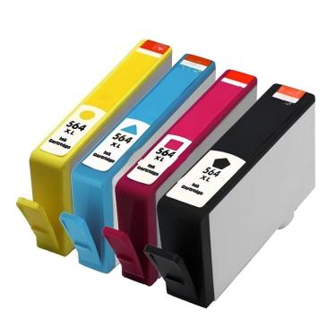 Imagem de Kit Cartucho Para Impressora C5390 564xl compatível