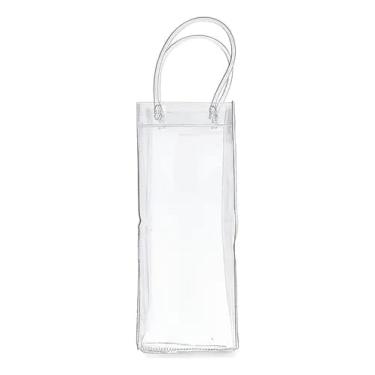 Imagem de Bolsa Térmica Transparente para Gelo e Vinho, Reutilizável