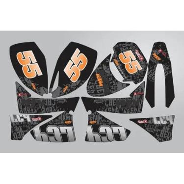 Imagem de Kit Adesivo Moto Cross Trilha Ktm Lc4 0,20Mm Lm048 Cor