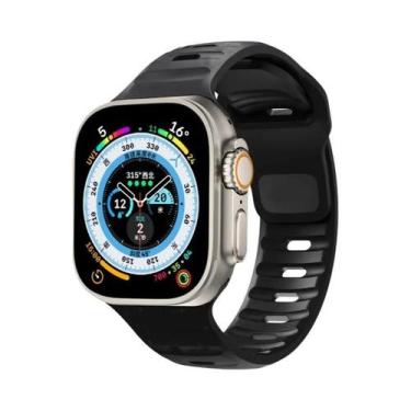 Imagem de Pulseira De Silicone Esportiva De 49mm 45mm 40mm 44mm 42mm 41mm 38mm P