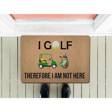 Imagem de Capacho engraçado de boas-vindas (23,6 x 39,9 cm) tapete traseiro de borracha antiderrapante pegadinha novidade presente caminho de entrada tapetes de cozinha porta da frente decoração de pátio (I