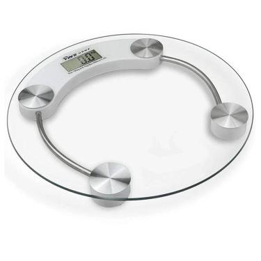 Imagem de Balança Digital para Banheiro até 180kg Transparente CT1069 - Yins