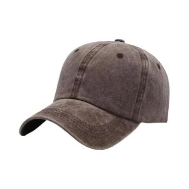 Imagem de Boné de Beisebol Unissex Ajustável - Algodão Lavado, Casual e para Uso