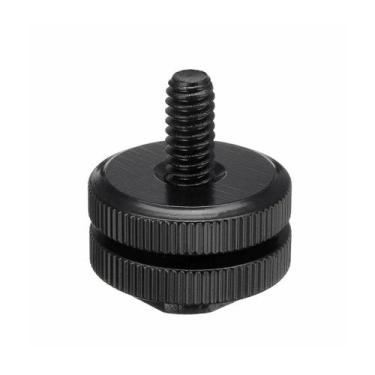 Imagem de Adaptador Sapata Pino Rosca 1 4 Hot Shoe Para Câmera, Ring Light, Led 