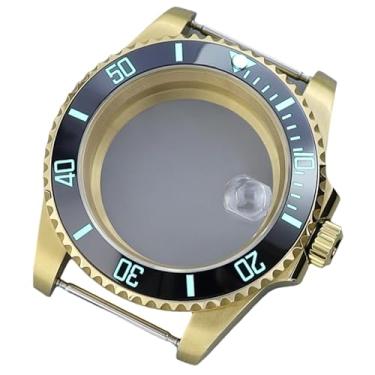 Imagem de FEIYASHI Relógio preto impermeável SUB Diver de 40 mm, caixa de aço, vidro de safira para NH35 NH34 36 Miyota8215 ETA2824 Movimento (NH35 NH34/36/38 Movimento + Tampa inferior de vidro 1)