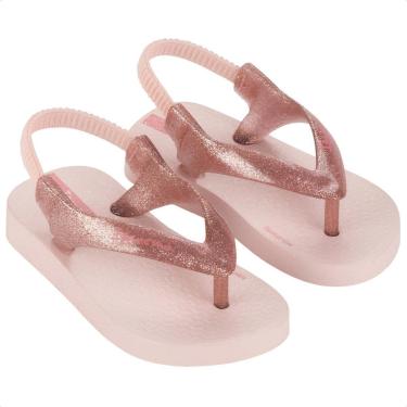 Imagem de Chinelo Infantil Bebê Ipanema Glitter Baby Rosa Claro-Unissex