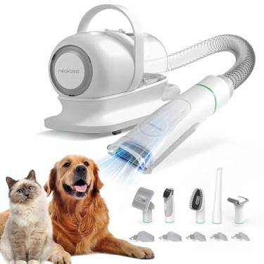 Imagem de neabot Neakasa P1 Pro Kit de cuidados para animais de estimação e sucção a vácuo, 99% pelos de animais de estimação, tosquiadeiras profissionais com 5 ferramentas comprovadas para