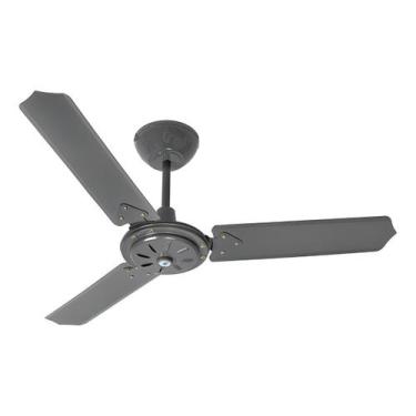 Imagem de Ventilador de teto Tron 51.01-0836 con 3 pás de Aço estrutura grafite,