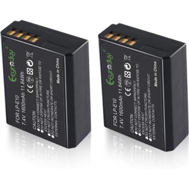 Imagem de Bateria Eeyrnduy LP-E10 1600mAh para Canon EOS Rebel T7 T6 T5 T3