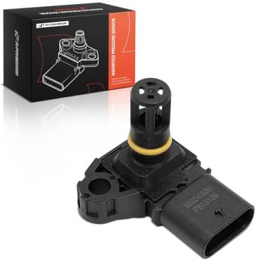 Imagem de A-Premium Sensor de pressão do coletor (MAP) [4 pinos] compatível com Ford F-150 2015-2020, Explorer 2016-2019, Transit-150/250/350/350 HD 2016-2019, Transit Connect, Taurus & Lincoln Continental