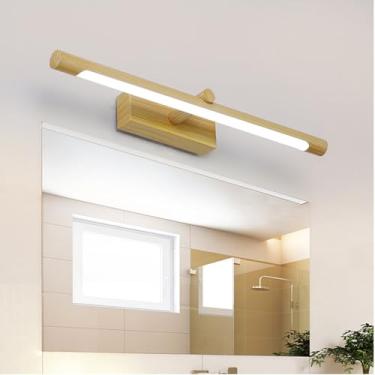 Imagem de GZZBMY Luz de Espelho LED Arandelas de Parede de Banheiro Moderno Alumínio Impermeável Arandela Espelho Armário Iluminação Banheiro Iluminação de Parede para Sala de Estar Quarto (Luz Branca de Grão