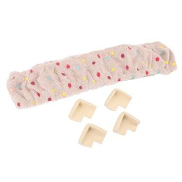 Imagem de HEEPDD 40x40cm Flanela Rug Comborneta Tampa da Moldura Elástica Tapete de Faixa Tapete Tape (Khaki leve)