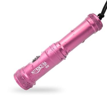 Imagem de nitescuba Lanterna de mergulho, lanterna de mergulho, tocha, 1200 lúmens, suporte subaquático de 100 m, com bateria recarregável à prova d'água, luz submersível profissional para caverna submarina do