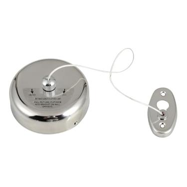 Imagem de Varal Retratil Inox Hoteis Varandas Banheiro Lavanderia Box Cor Prateado