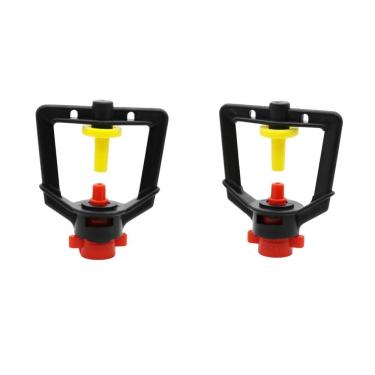 Imagem de XMGKMN Refração de plástico durável 360 graus aspersor automático vórtice bocal de refração pulverizador de irrigação agricultura jardim 200 peças