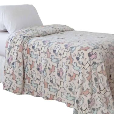 Imagem de Manta Cobertor Infantil Brilha No Escuro - Estampa De Cachorros