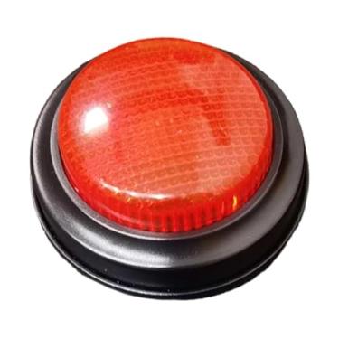 Imagem de Amagogo Jogo de perguntas e respostas Beeper Game Show Interativo Divertido Aprendizagem Suprimentos para professores Campainha de pressão manual para, Vermelho