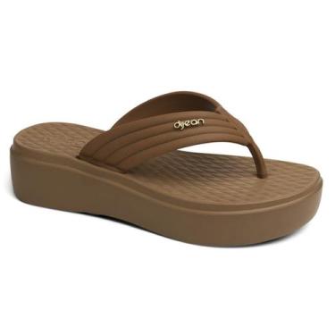 Imagem de Sandalia Chinelo Tamanco Feminino Anabelado Dijean Leve Esporão Dedo, 