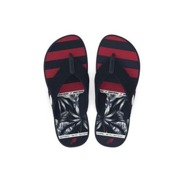 Imagem de Chinelo Masculino Mormaii Drop ll Dedo 11171 NF, 37-38, Azul, Vermelho